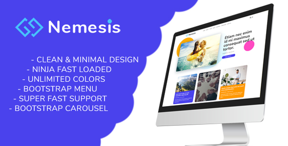 Nemesis | Responsive Minimal Blogger Theme icon