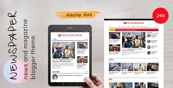 Newspaper - Classic News Blogger Theme icon