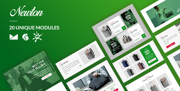 Newton Email-Template + Online Builder icon