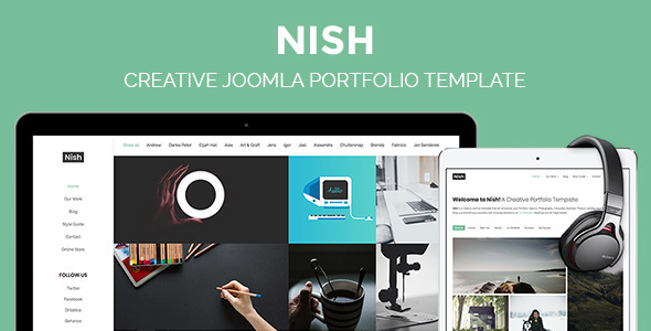 Nish - Creative Joomla Portfolio Template icon