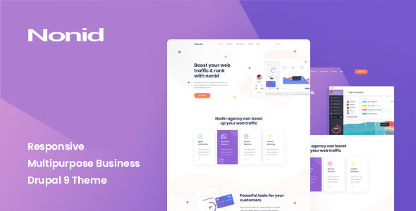 Nonid - Responsive Multipurpose Business Drupal 9 Theme icon