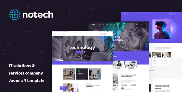 Notech - IT Solutions & Services Joomla 4 Template icon