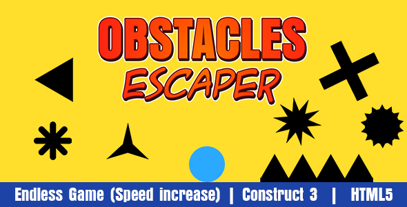Obstacles Escaper Game (Construct 3 | C3P | HTML5) Endless Game icon