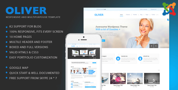 Oliver - Responsive Multipurpose Joomla Template icon