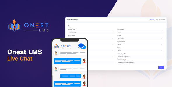 Onest LMS - LiveChat Addon - Real Time Customer Support Integration icon