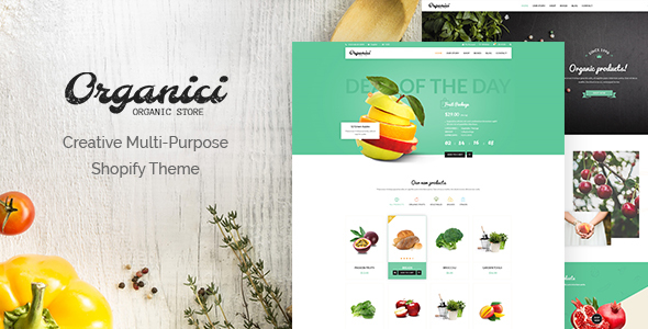 Organici - Creative Multi-Purpose Shopify Theme icon