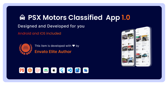PSX Motors Classified App with Laravel Admin Panel ( 1.0 ) icon