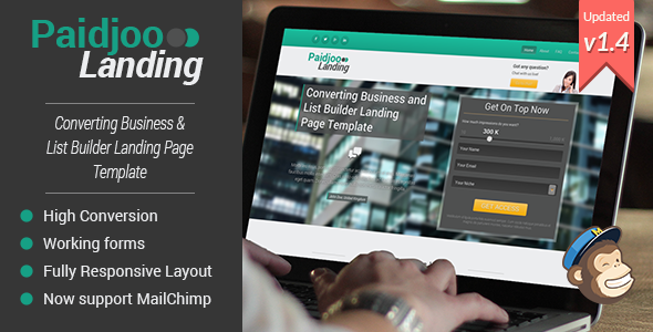 Paidjoo | Business & List Builder Landing Page icon