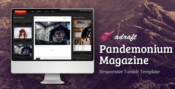 Pandemonium Magazine - Responsive Tumblr Theme icon