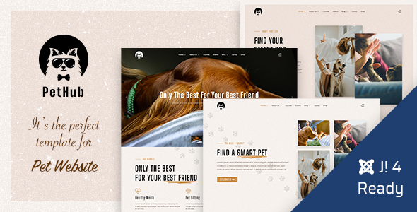 PetHub | Dog, Cat Care & Veterinary Joomla 4 Template icon