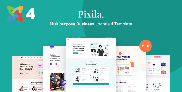 Pixila - Creative Multipurpose Joomla 4 Template icon