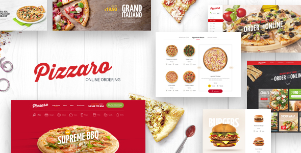 Pizzaro Food Responsive Magento 2 Theme | RTL supported icon