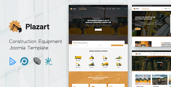 Plazart - Construction Equipment Joomla Template icon