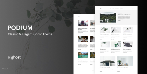 Podium - Modern and Classic Ghost Theme icon