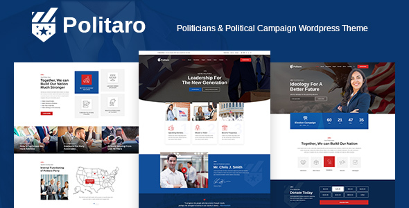 Politaro - Political WordPress Theme icon