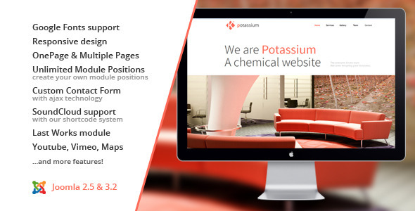 Potassium :: Joomla One Page Template icon