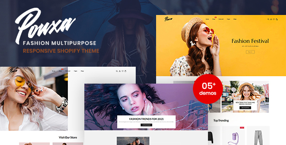 Pouxa - Fashion Multipurpose Responsive Shopify Theme icon