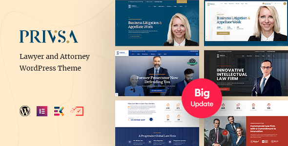 Privsa - Attorney and Lawyer WordPress Theme icon