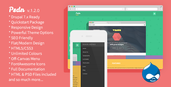 Psdn - Responsive Marketing Drupal Theme icon