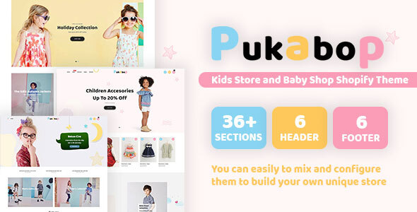 Pukabop - Kids Store and Baby Shop Shopify Theme icon