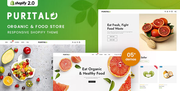 Purital - Organic & Food Store Shopify 2.0 Theme icon
