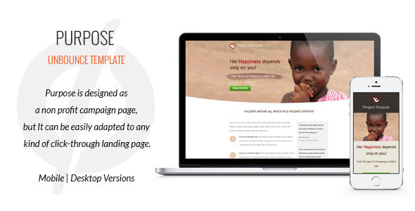Purpose - Non-Profit Unbounce Template icon