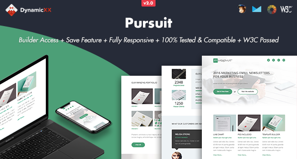 Pursuit - Responsive Email + Online Template Builder icon