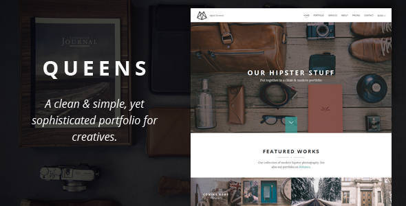 Queens - Creative One-page Drupal Theme icon