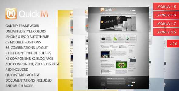 QuickM - Template for Joomla 1.5 icon
