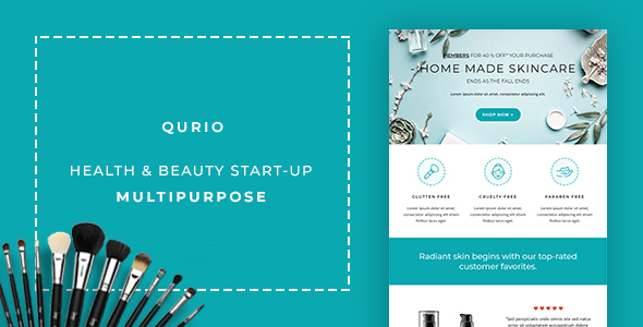 Qurio - Multipurpose Responsive Email Template icon