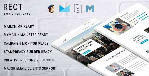 RECT - Multipurpose Responsive Email Template With Online StampReady Builder Access icon