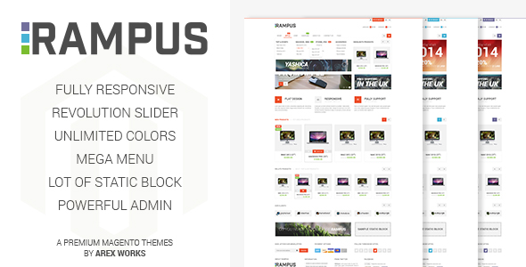 Rampus - Responsive HighTech Magento Theme icon