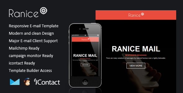 Ranice - Responsive Email + Themebuilder Access icon