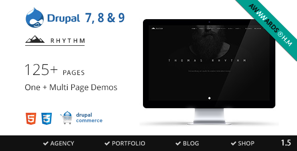 Rhythm - Drupal 7, 8 Multipurpose Commerce theme icon
