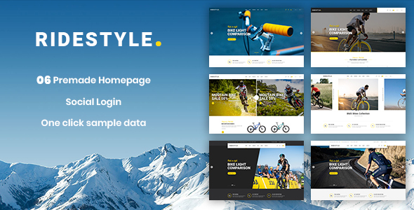 Ridestyle - Sport, Bicycle Responsive PrestaShop 1.7 Theme icon