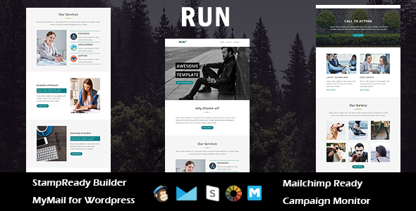 Run - Multipurpose Responsive Email Template with Stampready Builder Access icon