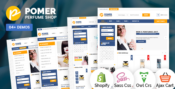 SP Pomer - Perfumes & Cosmetics Store Shopify Theme icon