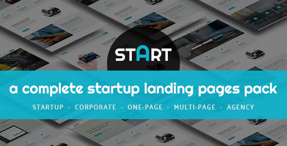START - A Complete Startup Landing Pages Pack icon
