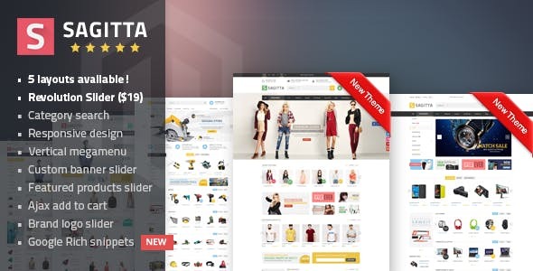 Sagitta - Mega Store Responsive Magento 1 & 2 Theme icon