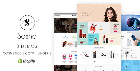 Sasha - CCTV, Bikini, Cosmetic Shopify Store icon