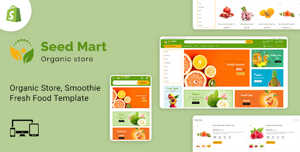 SeedMart - Shopify Food & Grocery Store icon