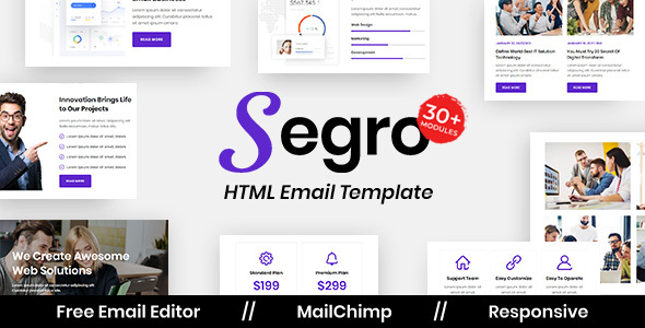 Segro Agency - Multipurpose Responsive Email Template icon