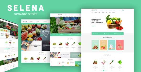 Selena - Organic Responsive Magento Theme icon