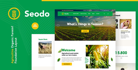 Seodo | Agriculture Farming Foundation Joomla Template icon