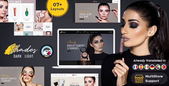 Shades - PrestaShop Responsive Theme For Bridal Studio Beauty Spa Cosmetics Skin Care icon