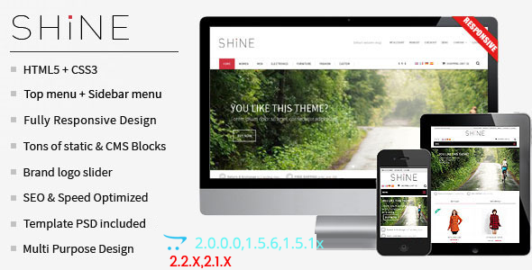 Shine - Responsive Multipurpose OpenCart Theme icon