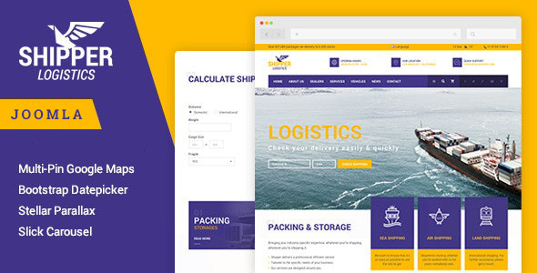Shipper Logistic - Transportation Joomla Template icon