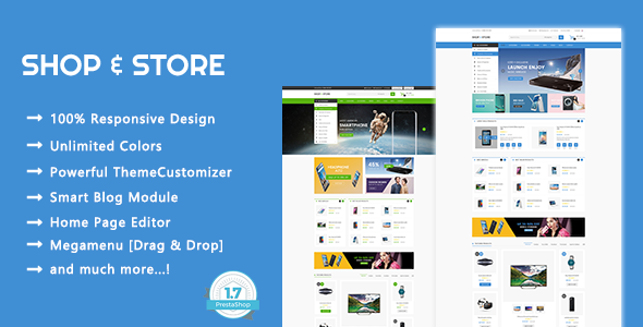 Shop & Store - Electronics and Digital PrestaShop Theme icon