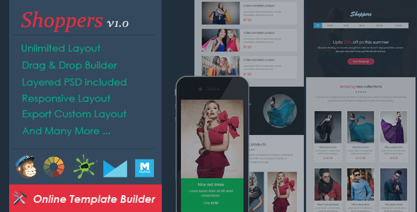 Shoppers - Ecommerce Email + Drag & Drop Builder icon