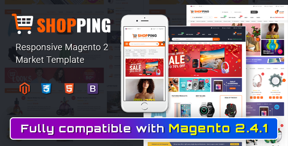 Shopping - Multipurporse eCommerce Magento 2 Theme icon